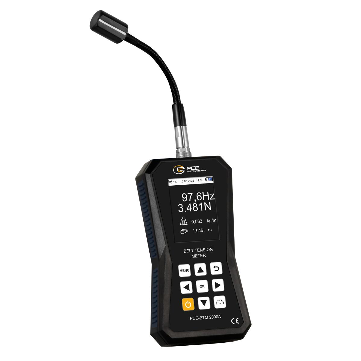 Medidor de automoción para medir la tensión de correas PCE-BTM 2000A 