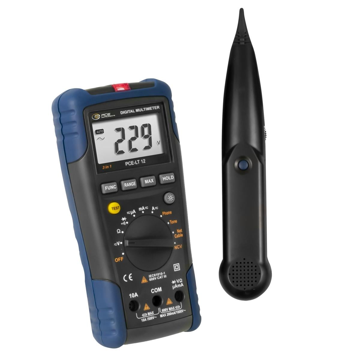 Voltímetro PCE-LT 12 