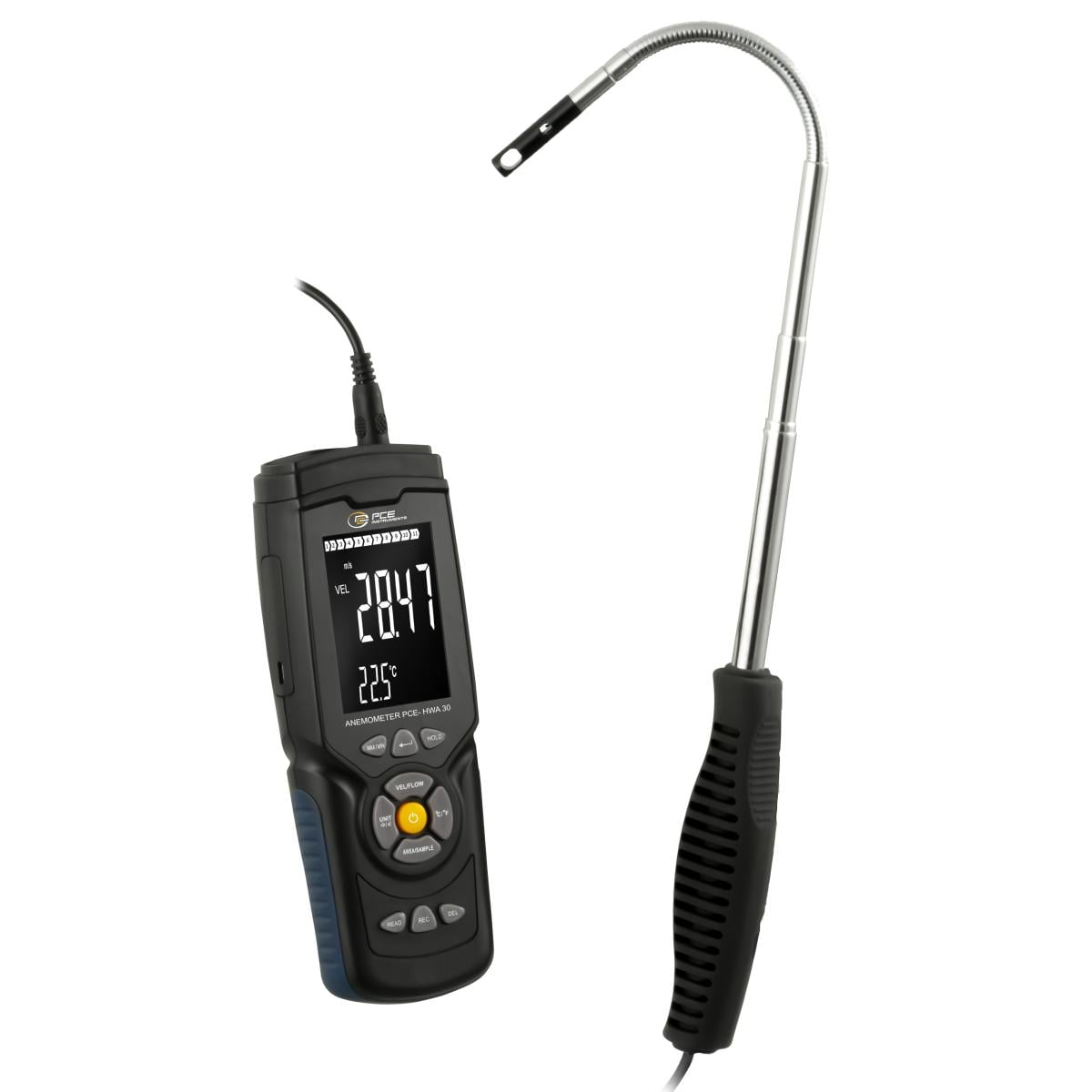 Medidor de caudal PCE-HWA 30 