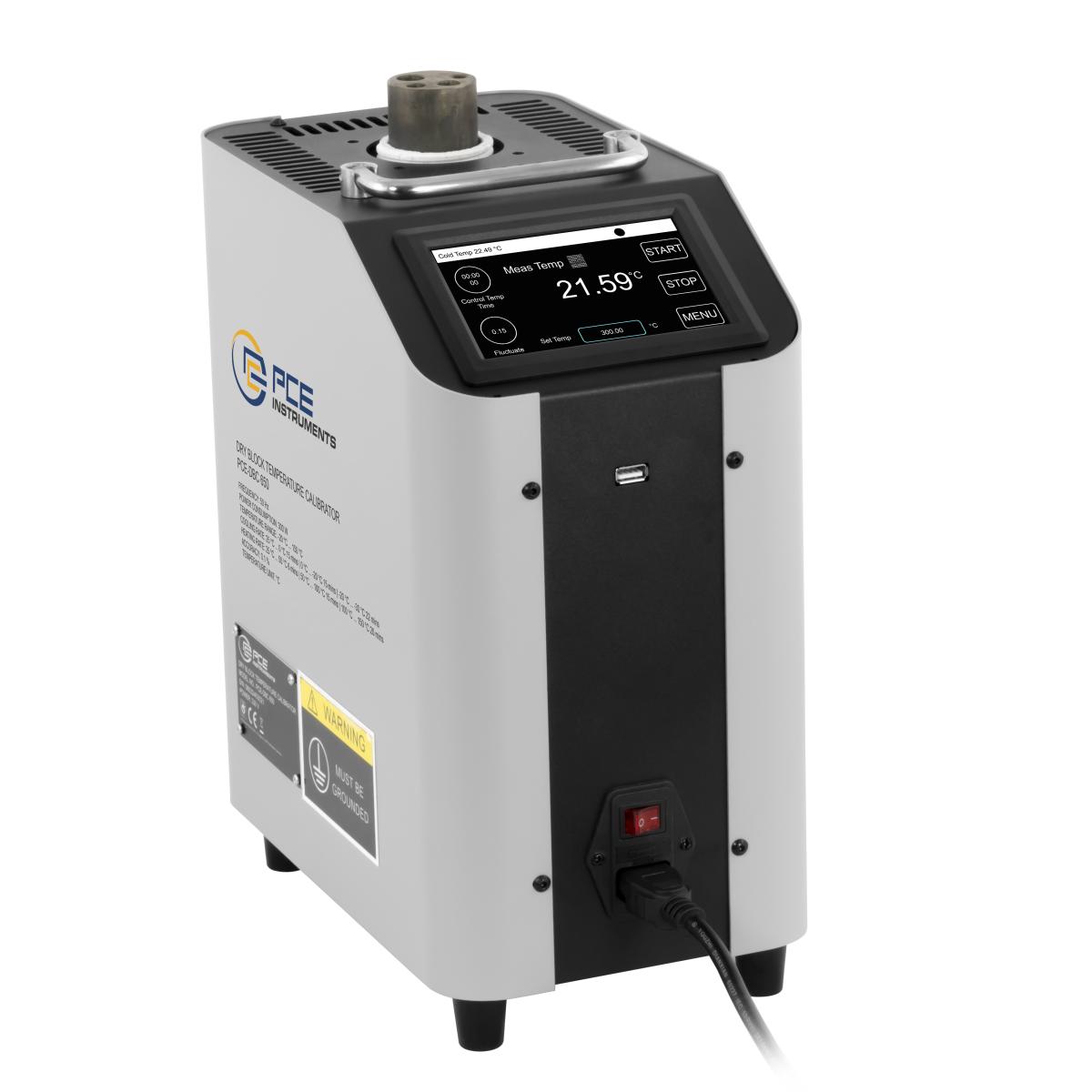 Calibrador de temperatura PCE-DBC 650 