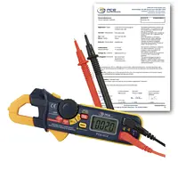Amperímetro PCE-DC2-ICA incl. certificado de calibración ISO 