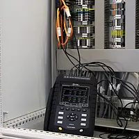 Analizador de potencia - Imagen de uso