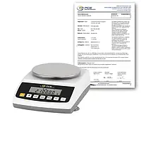 Balanza básica PCE-BT 2000-ICA incl. certificado calibración ISO 