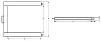 Balanza de sobresuelo Dibujo técnico