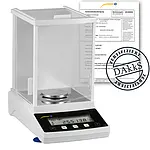 Balanza digital PCE-ABT 220L-DAkkS incl. certificado de calibración DAkkS