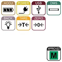 Balanza industrial con verificación - Iconos