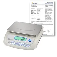 Balanza industrial PCE WS 30-ICA incl. certificado calibración ISO 