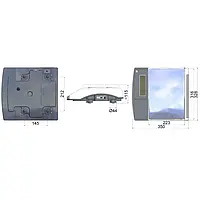 Balanza para inventario - Dimensiones