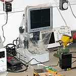 Cámara de inspección PCE-VM 21 - Imagen de uso en un taller