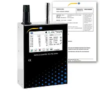 Controlador ambiental PCE-PQC 30EU incl. certificado de calibración 