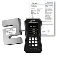 Dinamómetro PCE-DFG 50K X-ICA incl. certificado calibración ISO 