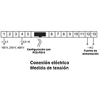 Indicador de corriente - Alimentación