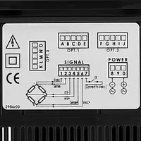 Esquema en el indicador de panel serie PCE-DPD-Cx