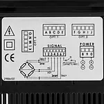 Esquema en el indicador de panel serie PCE-DPD-Px
