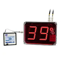 Indicador de temperatura - Imagen de uso