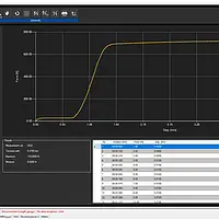 Máquina de ensayo motorizada con calibre digital - Software