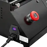 Máquina de ensayo - Conexión y botón de parada de emergencia