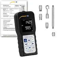 Medidor de fuerza PCE-FM 200-ICA incl. certificado de calibración ISO 