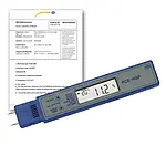 Medidor de humedad de materiales incl. certificado de calibración ISO