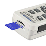 Medidor de pH con tarjeta de memoria SD