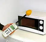 Medidor de radiación electromagnética - Imagen de uso
