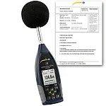 Medidor de sonido incl. certificado de calibración ISO