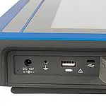 Conectores laterales del osciloscopio tablet PCE-OC 4