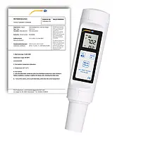 pH-metro incl. certificado de calibración ISO