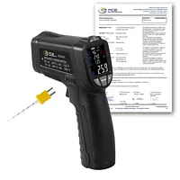 Pirómetro PCE-675-ICA incl. certificado de calibración ISO 