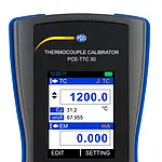 Registrador de datos de termoelementos PCE-TTC 30