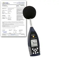 Registrador de datos PCE-428-ICA incl. certificado de calibración ISO 