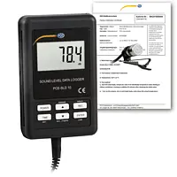 Registrador de datos PCE-SLD 10-ICA incl. certificado de calibración ISO 