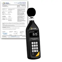Sonómetro PCE-NSP 10-ICA incl. certificado de calibración ISO  