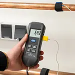Tacómetro con medición de temperatura - Medición temperatura