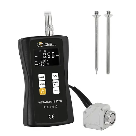 3-Axis Vibration Meter / Vibration Tester PCE-VM 10