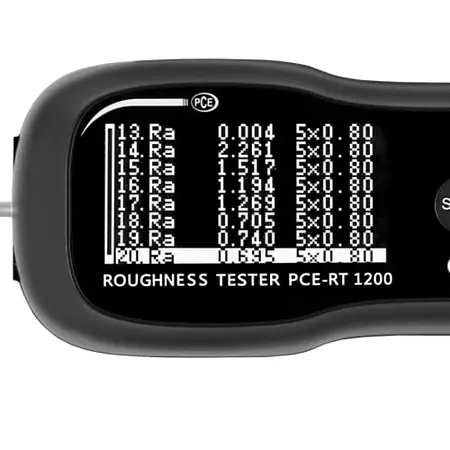 Roughness Tester Display