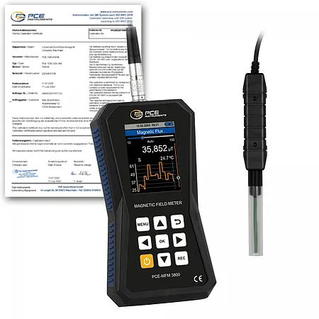 Magnetometer / Magnetic Field Detector PCE-MFM 3800-ICA