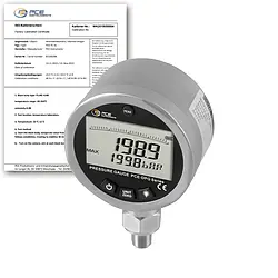 Manometer PCE-DPG 200-ICA incl. ISO Calibration Certificate