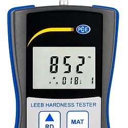 Material Hardness Tester for Metal PCE-900 display