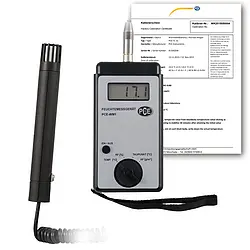 Multi-function Relative Humidity Meter PCE-WM1-ICA incl. ISO Calibration Certificate