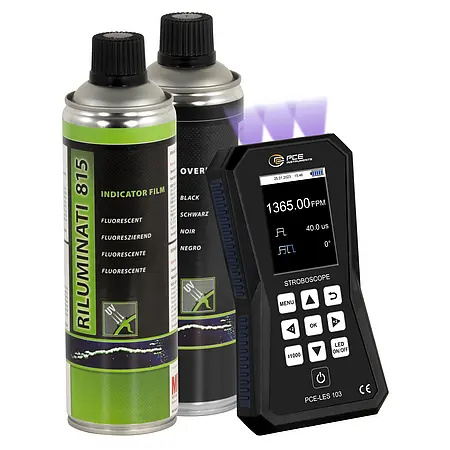 Rotation Meter PCE-LES 103UV-365-CTA-KIT
