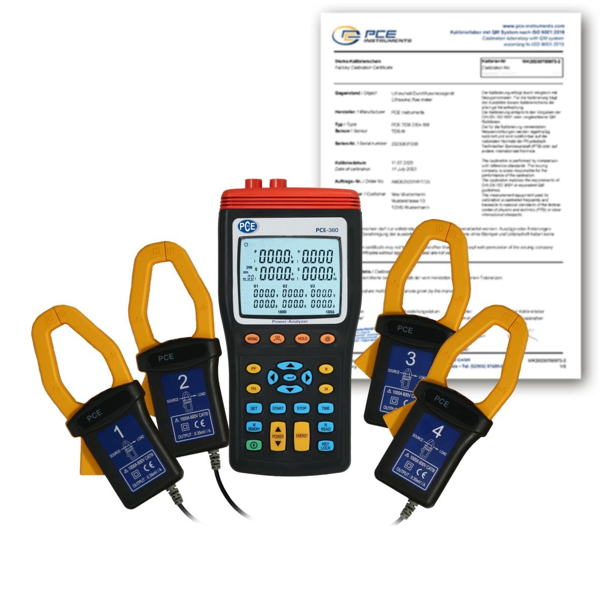 Electrical Tester PCE-360-ICA incl. ISO Calibration Certificate