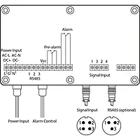 Air Flow Meter PCE-WSAC 50-120 technical drawing