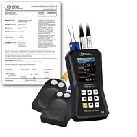 Clamp-on Ultrasonic Flow Meter PCE-TDS 200+ L-ICA incl. ISO Calibration Certificate 