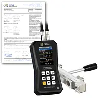 Clamp-on Ultrasonic Flow Meter PCE-TDS 200 SR-ICA incl. ISO-Calibration Certificate 