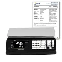 Counting Scales PCE-TB 6C-ICA incl. ISO-Calibration Certificate 