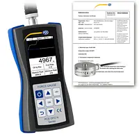 Force Gage PCE-DFG NF 5K-ICA incl. ISO-Calibration Certificate 