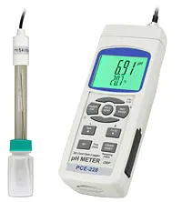 pH Meter / pH Tester PCE-228 