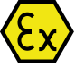 Atex Symbol bei der Feuchtemessung
