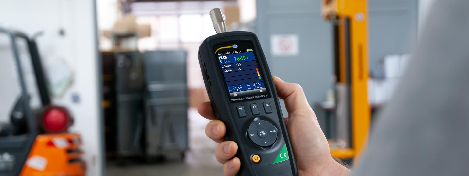 Umweltmesstechnik für Parameter in Luft, Wasser und Boden